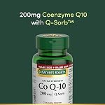 NATURE'S BOUNTY Co Q-10, 200 mg, Force Supérieure, Cliniquement Prouvé pour Favoriser la Santé Cardiaque, 48.9 g