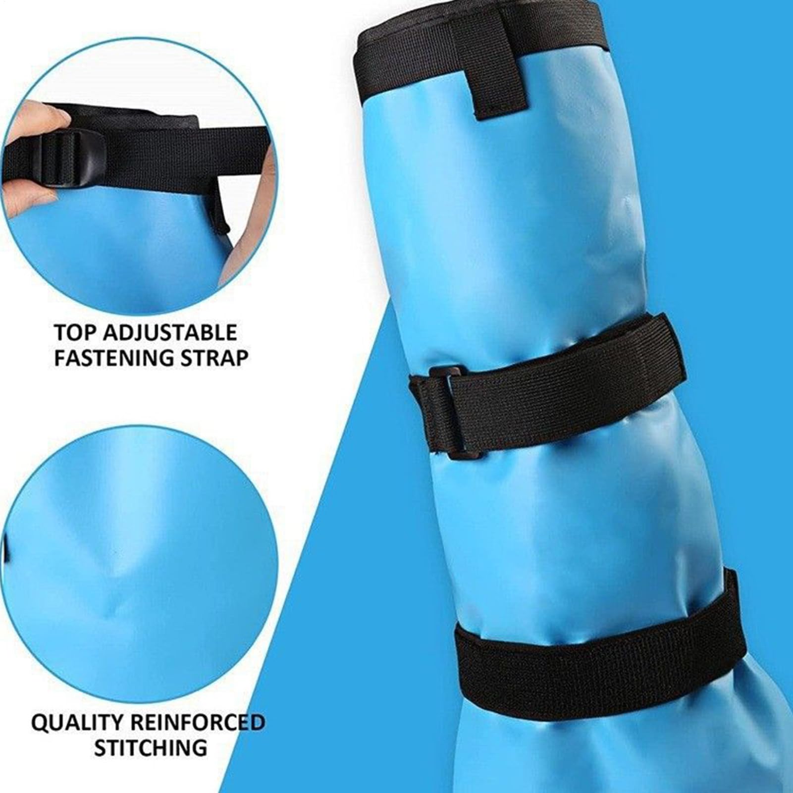 Botte De Trempage Des Sabots – Les Bottes De Glace Pour Chevaux Favorisent La Avec Un Coussinet EVA | Botte De Trempage Avec Sangles Réglables Pour Chevaux – Écurie, Pâturage, Ferme, Ranch, S