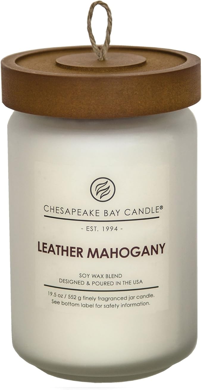 Chesapeake Bay Candle PT40025 Scented Candle, Leather