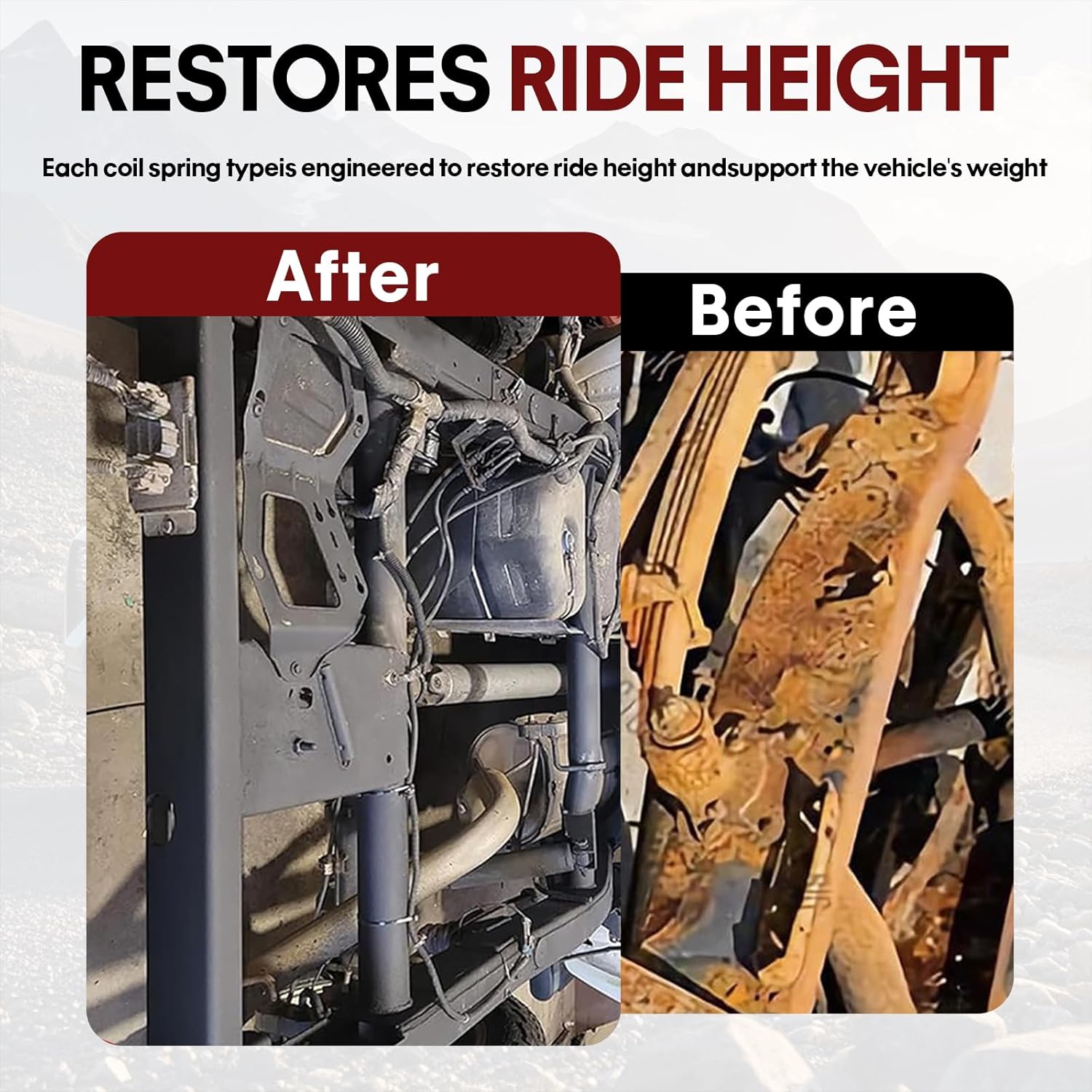 Rear Fuel Tank Support Crossmember and Rear Upper Shock Mount Crossmember Fit for 1999-2006 Chevy Silverado GMC Sierra 1500 2500 2500HD