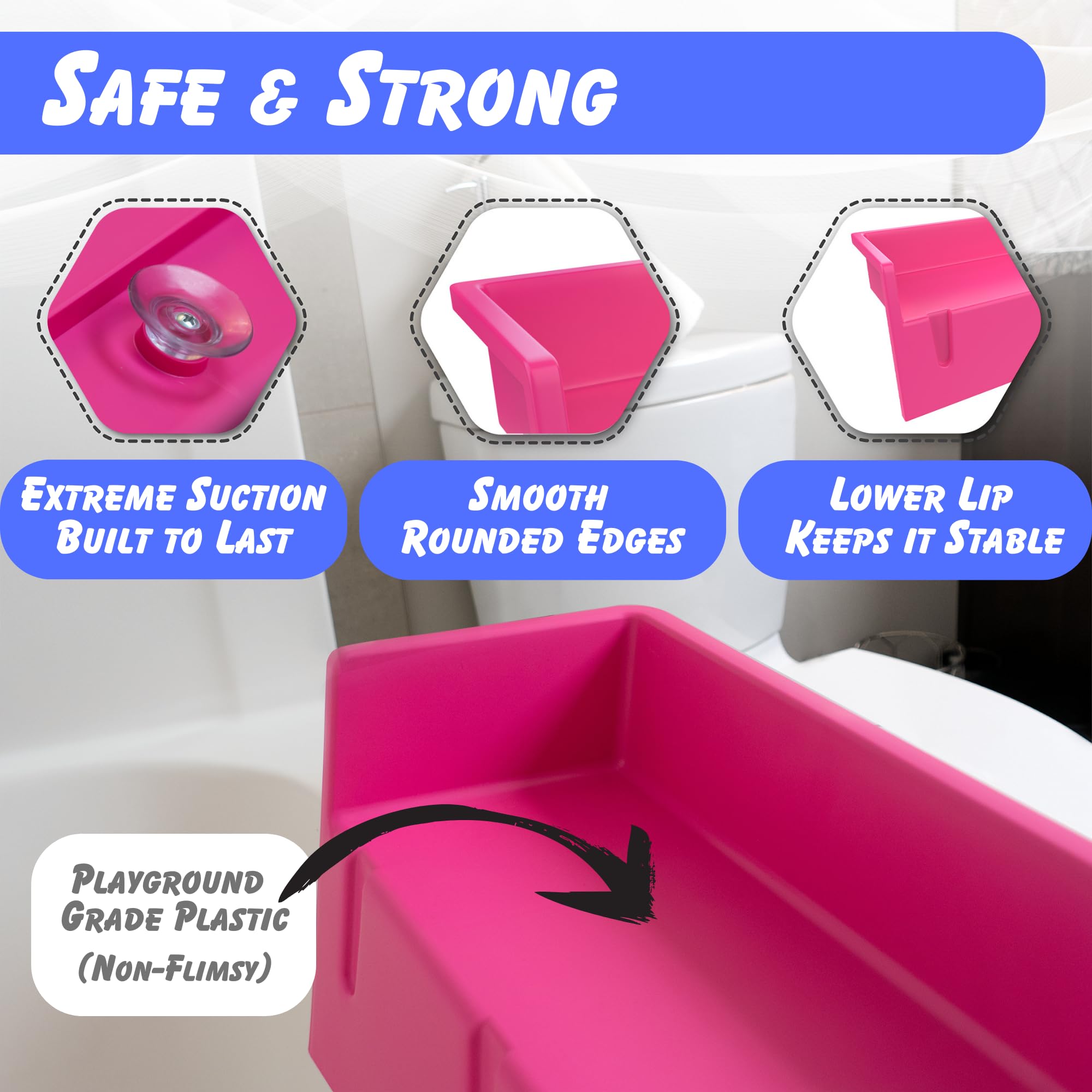 Badewannen-Spritzschutz Aus Silikon - Mit Saugnäpfen Gegen Wasserspritzer