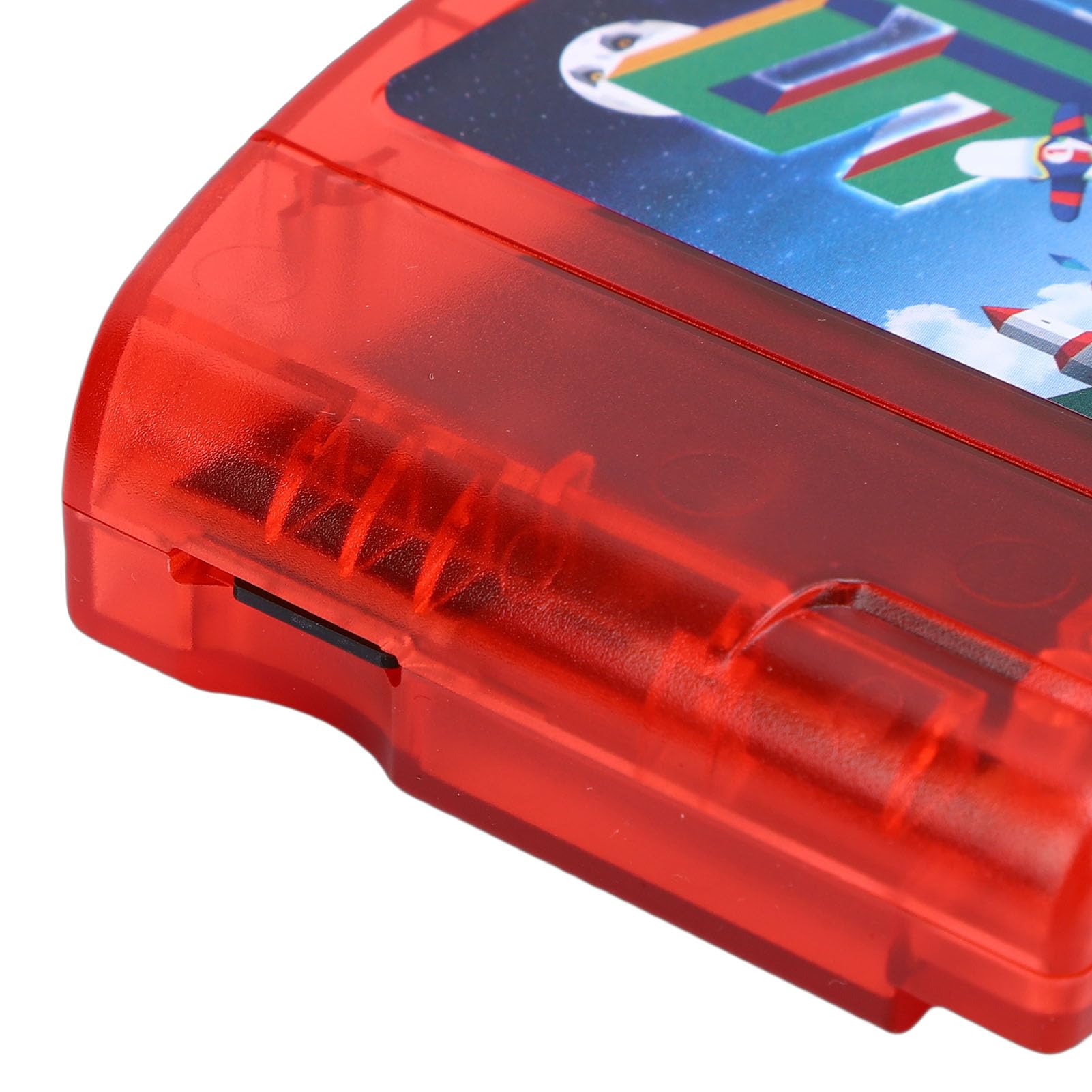GOWENIC Cartuccia di Gioco Retro HD N64 da 64 MB |Scheda di Lettura Rapida Open Source con Salvataggio Automatico per Console N64 (Rosso Trasparente)