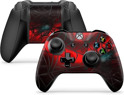 Miniatura 7 de Calcomanía para consola Xbox ONE X Spider + 2 fundas de controlador y