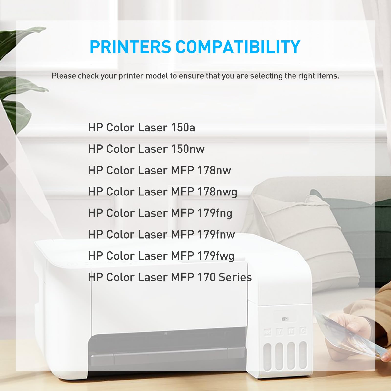 BAISINE 120A Bildtrommel Kompatibel für HP 120A W1120A Trommel für HP Color Laser MFP 178nwg 179fwg 178nw 179fng 179fnw, Color Laser 150a 150nw Drucker