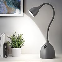 Vista 11 de Lámpara de Escritorio de Cuello de Cisne EJIAXIN 360° Luz de Lectura LED Flexible Lámpara de Escritorio Pequeña para Espacios Pequeños Lámpara