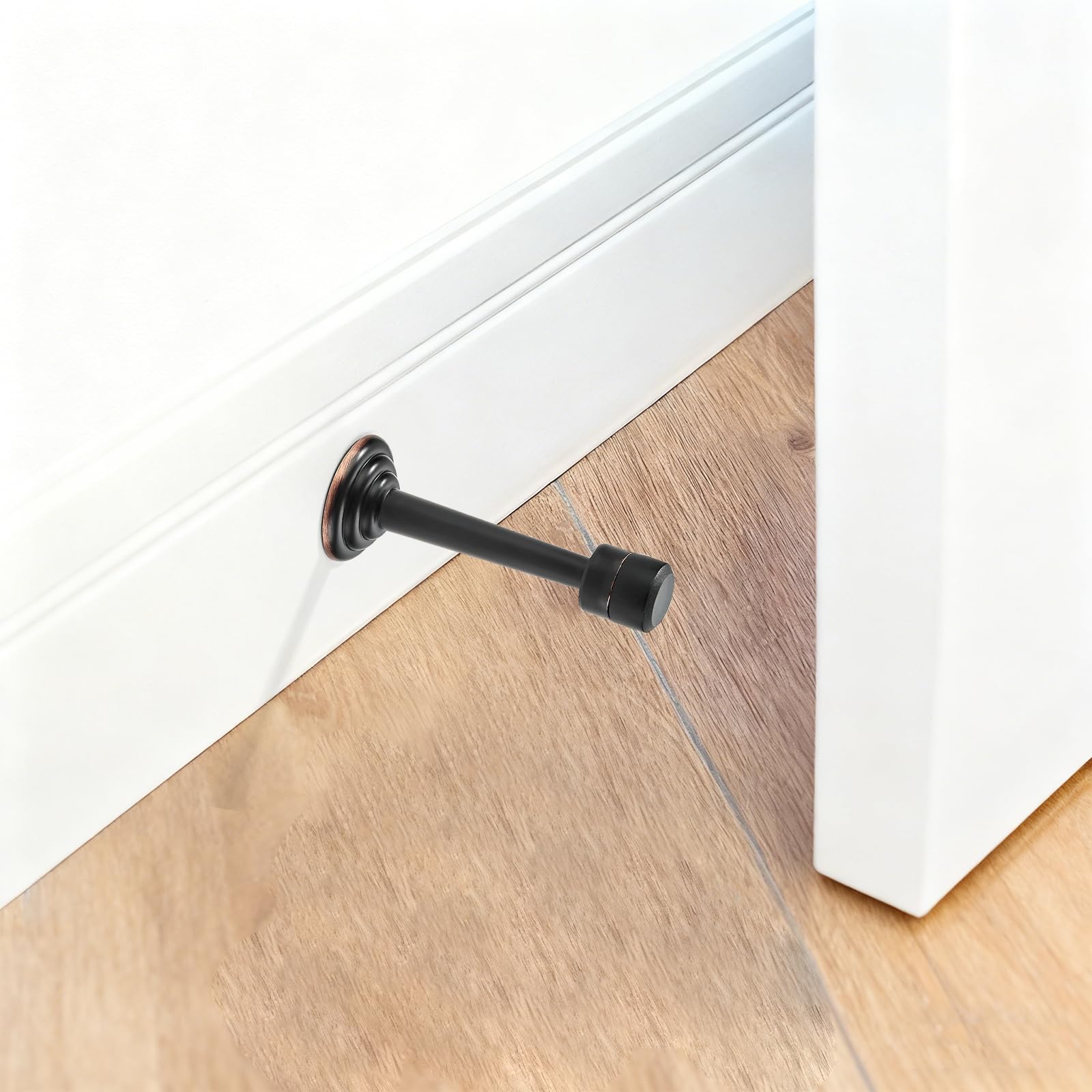 KHTUMEWARE-DS340 Rustic Black Door Stops 2-Pack in Rustic Black — KHTUMEWARE