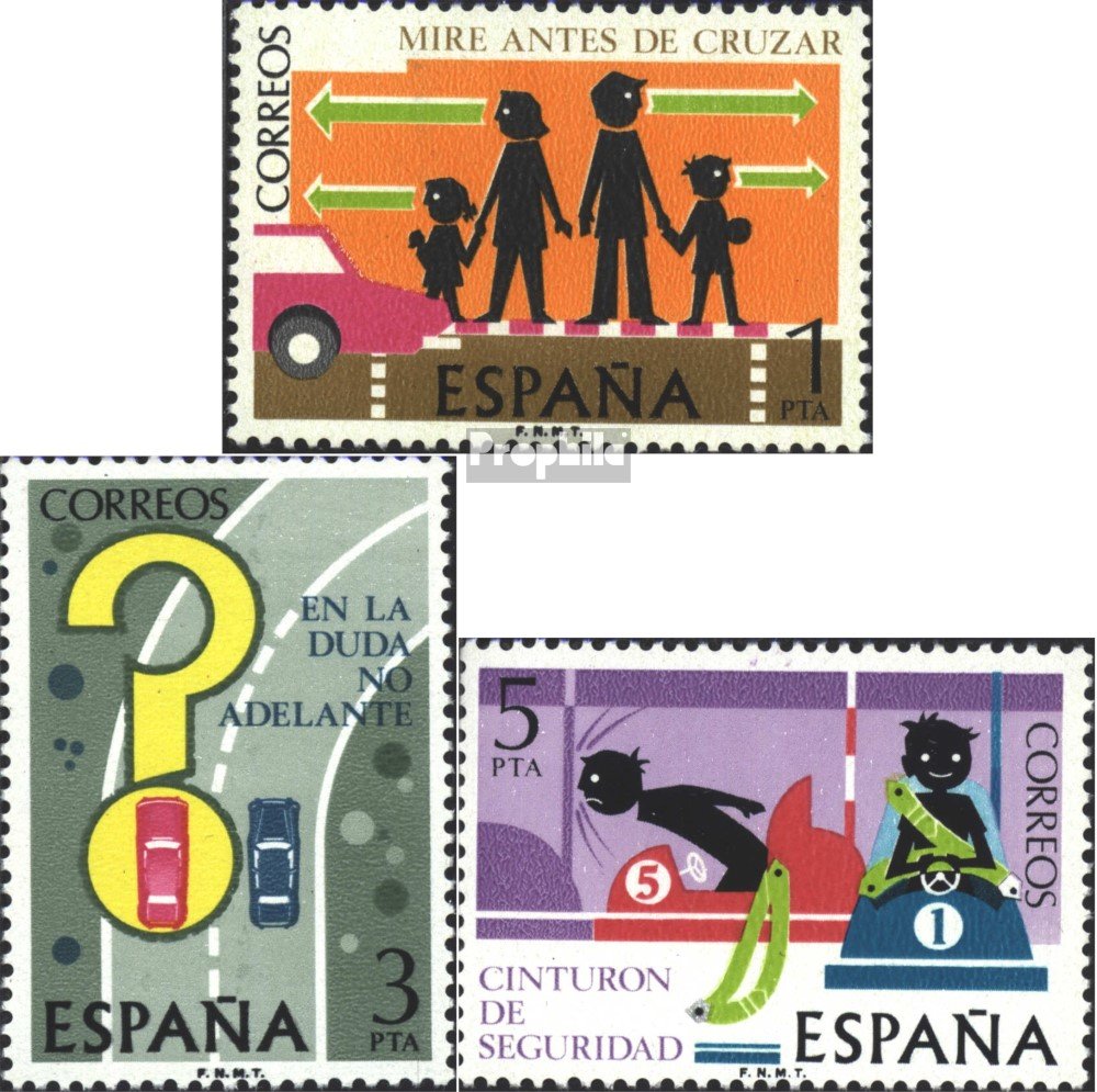Prophila Collection Spanien Briefmarken 2227-2232 – Komplette Ausgabe 1976 Staatliche Hotels, Postfrisch MNH