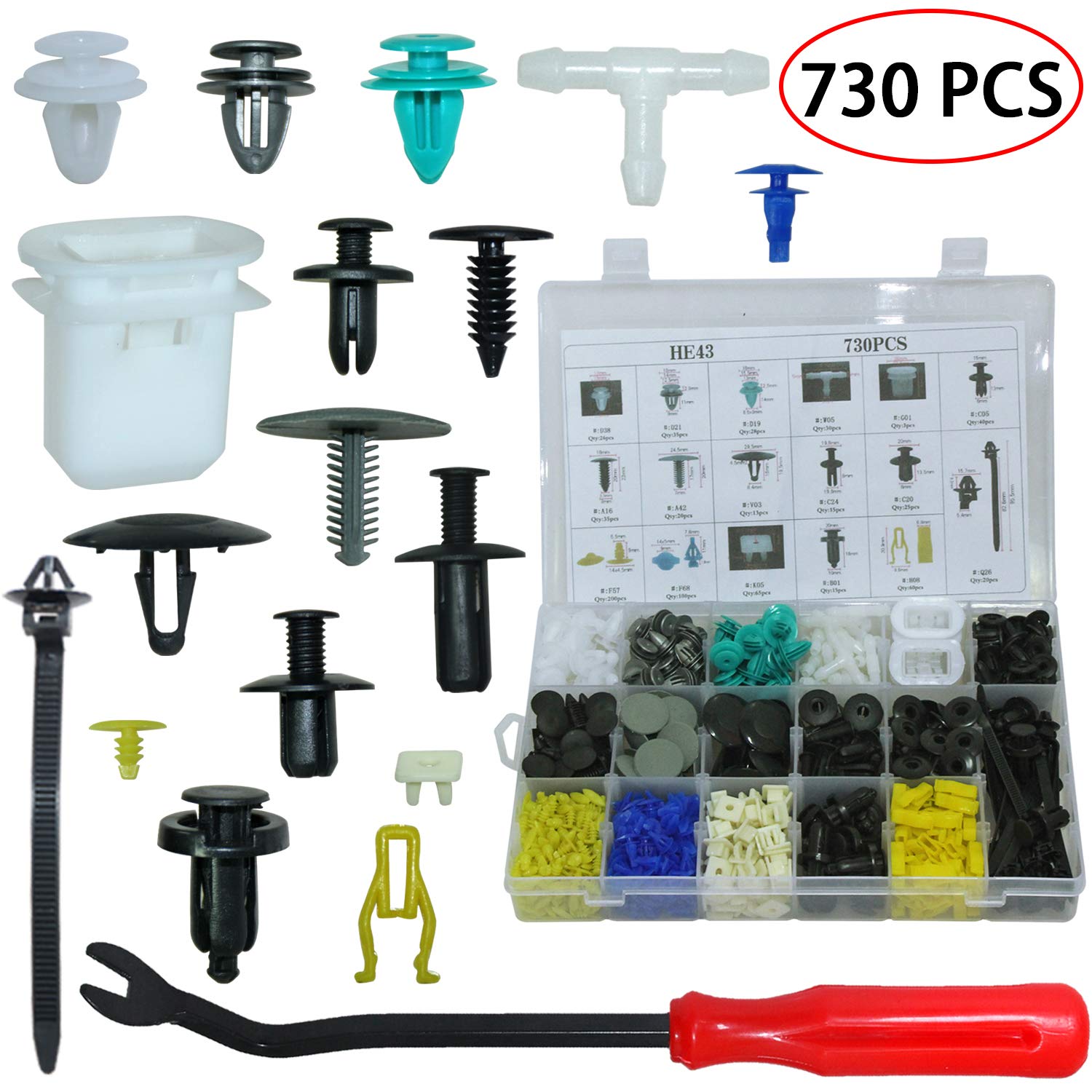 Buy Auto Body Retainer Clips Door Trim Panel Clip Plastic Fasteners