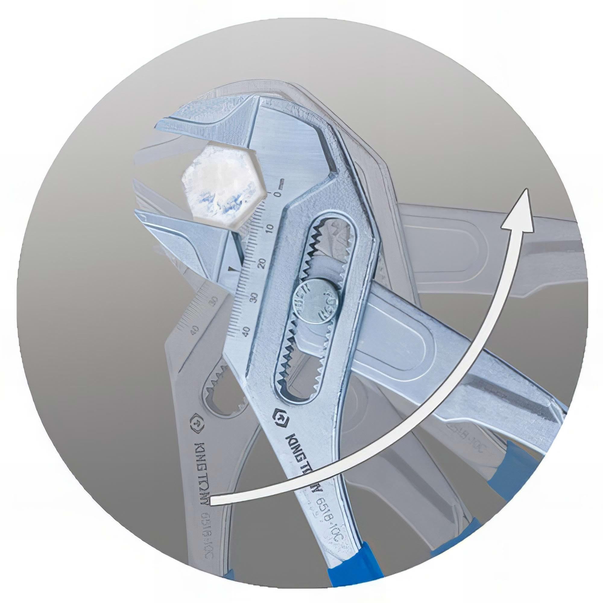 Tenaza llave push button con Graduación 250mm Salud y cuidado personal