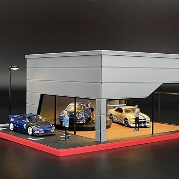 1/64 ジオラマ模型ショールームカーディーラー① 1/64 ショールームジオラマ ：3月29日（月）21時半~予約受注
