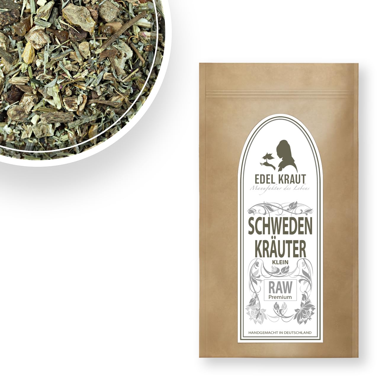 Maria Treben Schwedenbitter - SCHWEDENKRÄUTER ANSATZMISCHUNG KLEIN 500g | EDEL KRAUT - nach der Schwedenkräuter Maria Treben Original Rezeptur für den Schwedenbitter Maria Treben