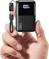 INIU 10000mAh Mini Power Bank 45W PD Fast Charging, Pocket-Sized Portable Charger for iPhone 16/15, Samsung S24, MacBook Air - TSA Approved Travel Essential