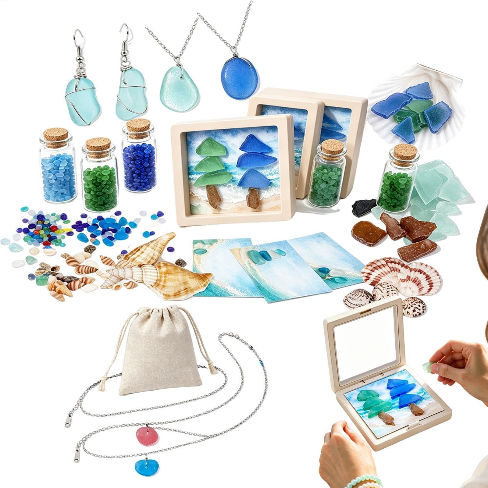 Advent Weihnachten Meerglas 24-Tage-Countdown-Kalender
