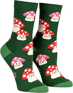 Women's Crew Sock - Mellow Mushrooms