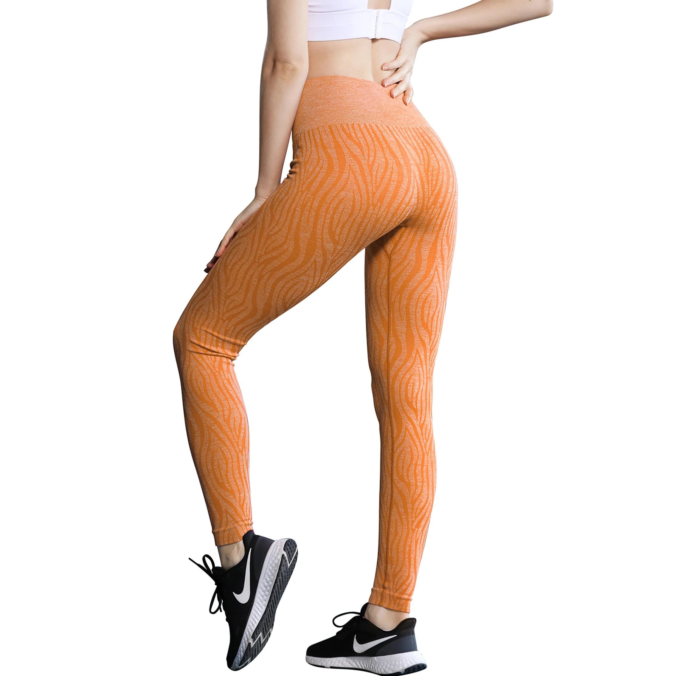 Leggings Damen Hose Muster Nahtlose Leggings Frauen Soft Workout Strumpfhosen Fitness-Outfits Yoga Hosen Gym Wear