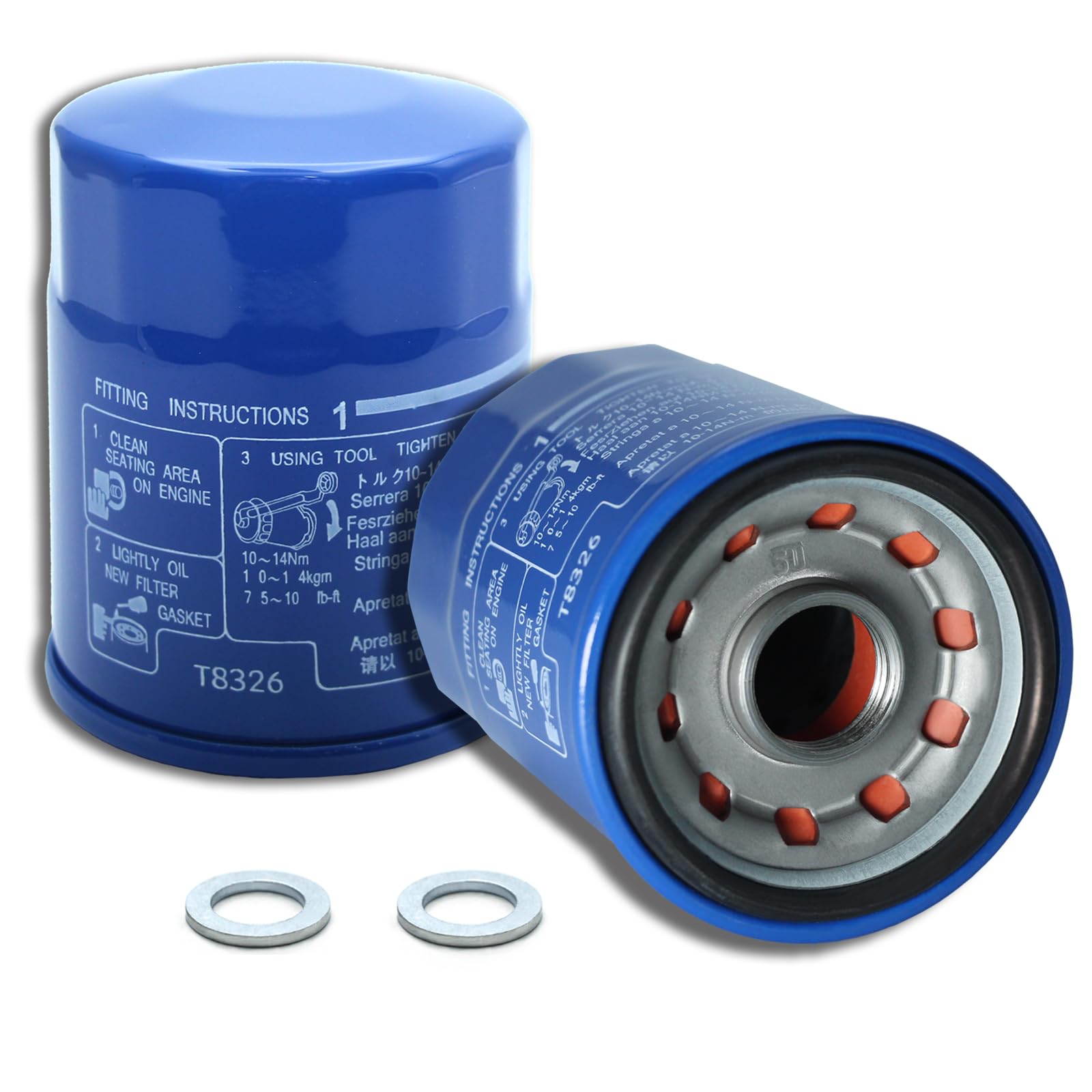 Photo 1 of ***FACTORY SEALED***2PCS Oil Filter - Upgraded Version CMDOCK 15400-PLM-A02 + Washers,Compatible with Honda Accord,CR-V, Civic?Odyssey and Acura Oil Filter Systems (2)