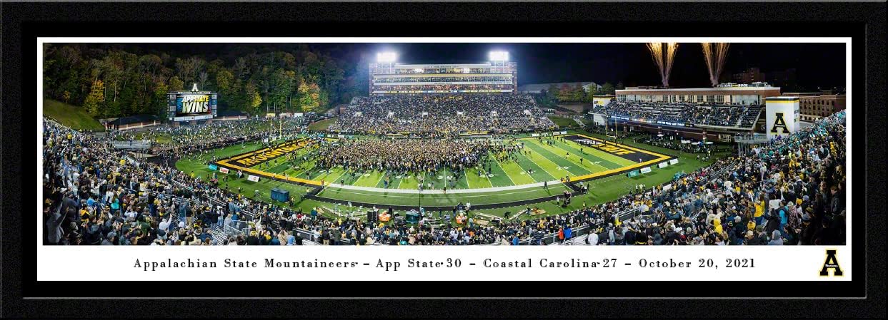 Appalachian State Football - Panoramic Posters and Framed Pictures by Blakeway Panoramas