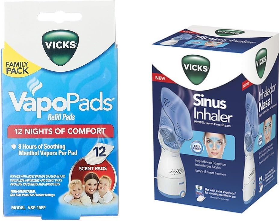 Vicks Personal Sinus Steam Inhaler (Inhaler Bundle) Everything Else
