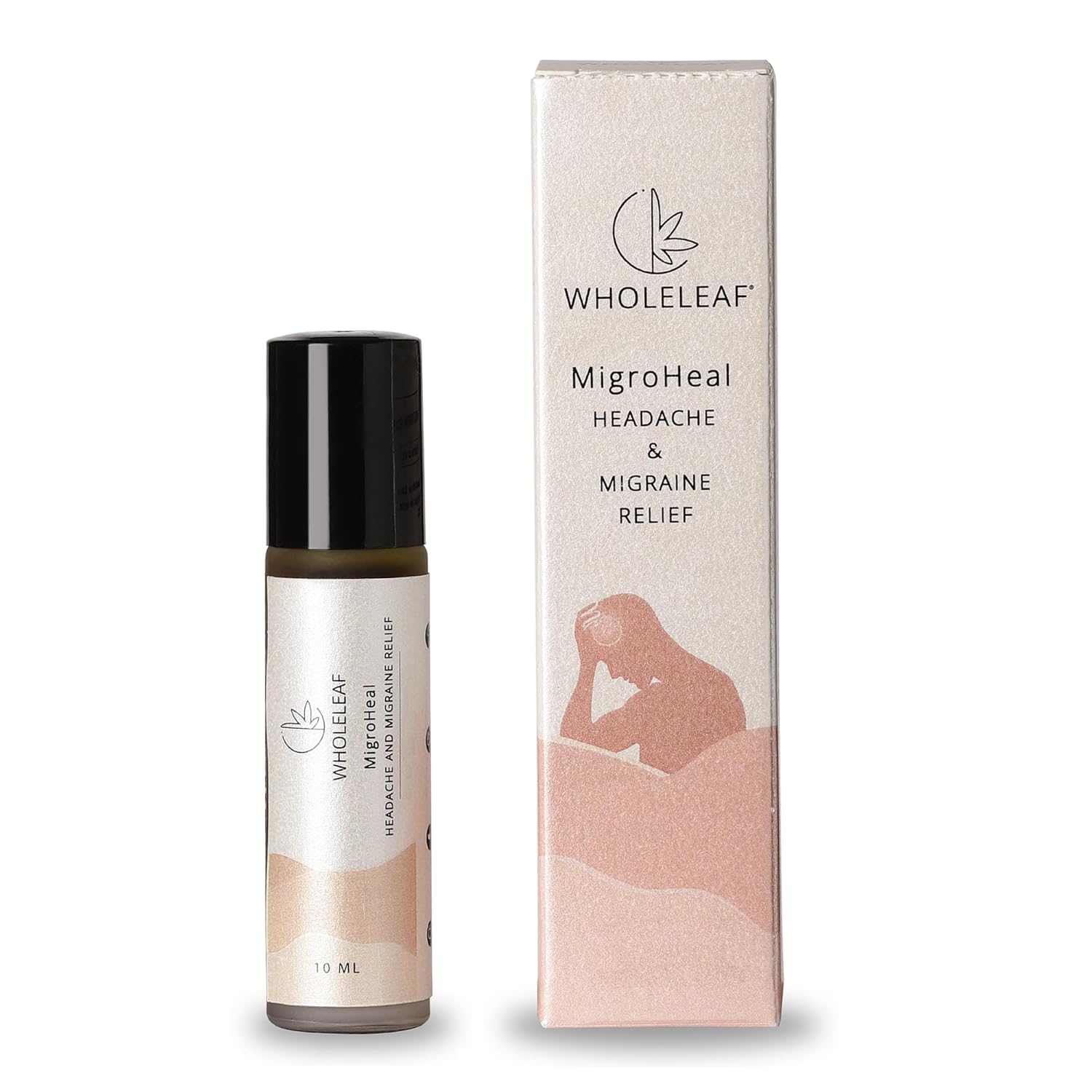 Whole Leaf Headache & Migraine Relief Roll On for Headache Relief Natural & Skin Friendly Liquid Balm (10ml) (Pack of 1) Whole Leaf Headache & Migraine Relief Roll On for Headache Relief Natural & Skin Friendly Liquid Balm (10ml) (Pack of 1)