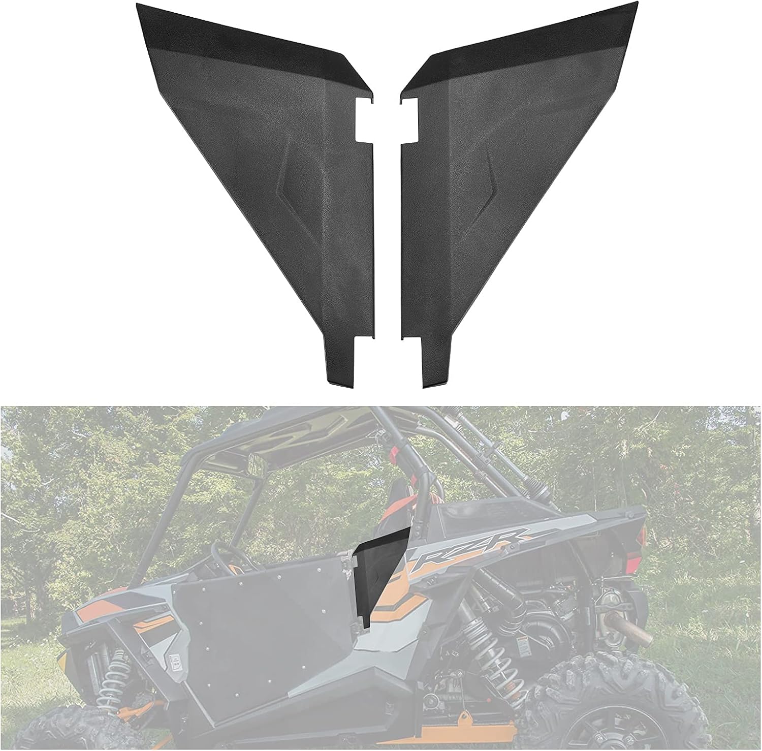 A&UTV PRO Air Intake RZR Turbo Hood Scoop Replacement,Plastic Rear Door Side Panels for Polaris RZR