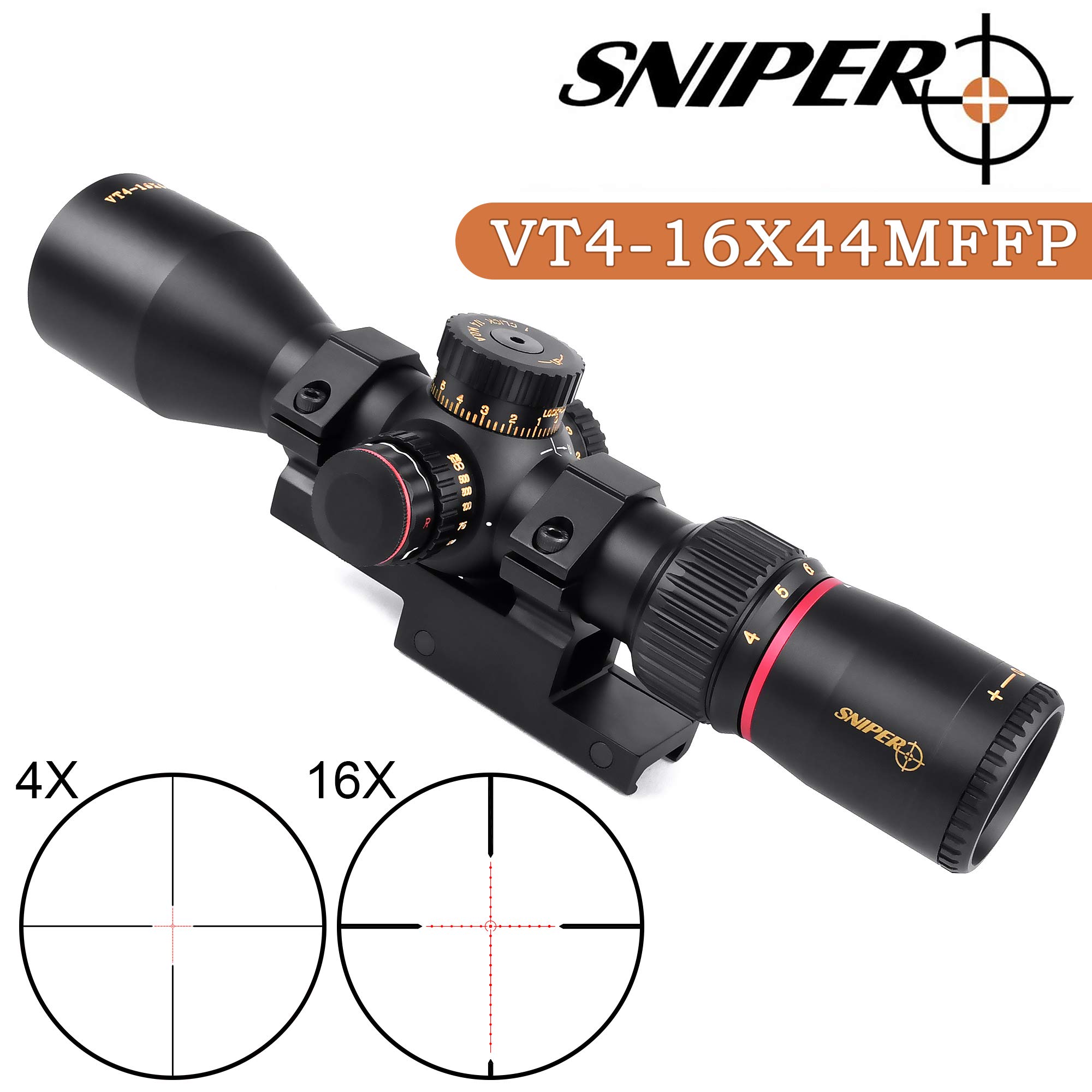 Amazon.com : SNIPER VT4-16X44FFP Fisrt Focal Plane Hunting Rifle