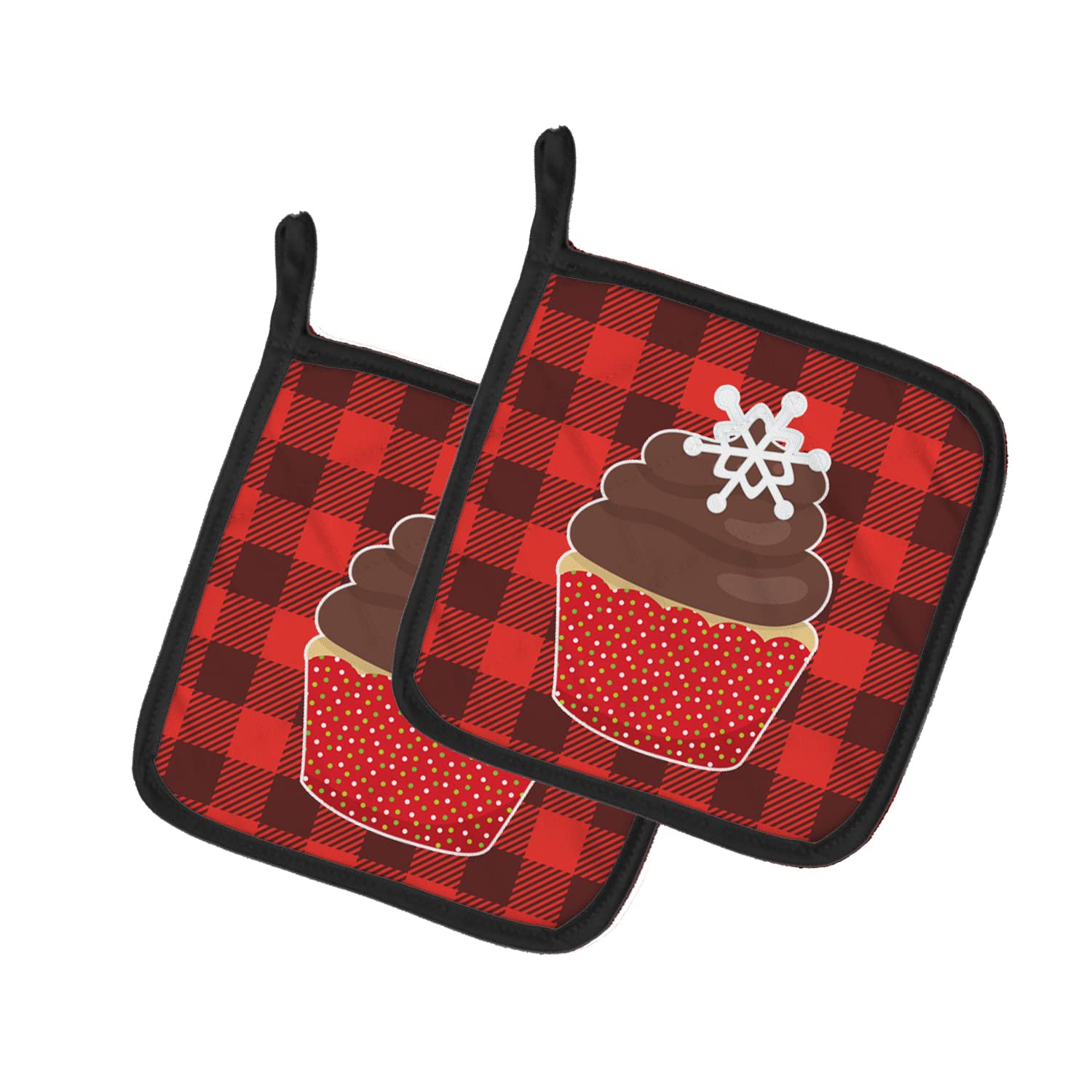 Agarraderas navideñas de cupcakes, el detalle ideal para amantes de la repostería