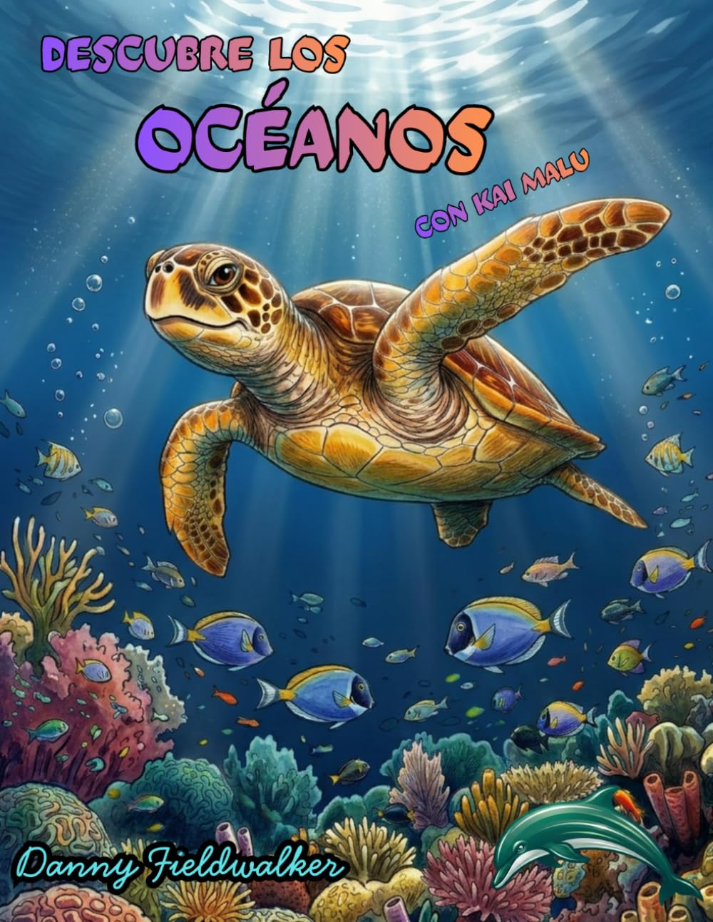 Descubre los océanos: Una aventura llena de curiosidades para colorear (Naturaleza emocionante)
