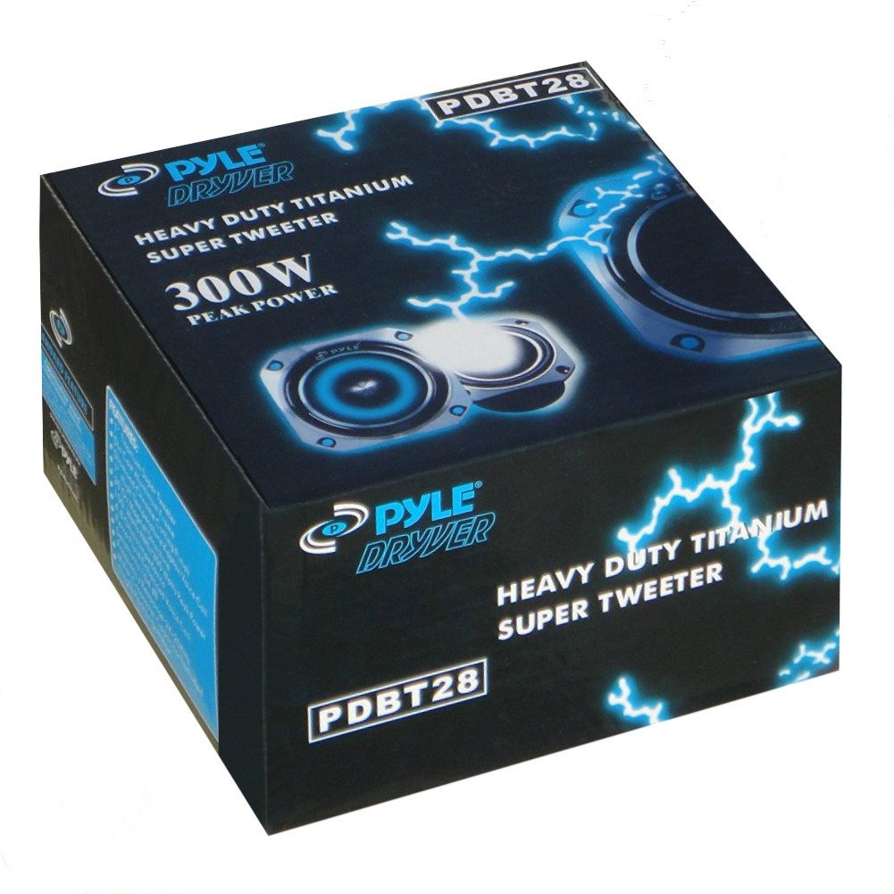 SUPER TWEETER DRIVER PYLE PDBT28 DE 150 WATT RMS Y 300 WATT MAX CON 104 DB DE SENSIBILIDAD' 8,00 X 8,00 CM DE DIÁMETRO CUADRADO POR PUERTAS PORTERO SPORTELLI COCHE ES COMPETICIONES SPL