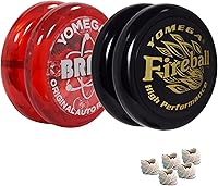 Vista 11 de Yomega 2 Spinners Legendarios El Yo-Yo Original con Brain y Fireball Transaxle Yo-Yo para Juego de Trucos con Cuerda de Todos los Niveles + 5