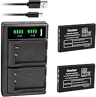 Vista 5 de Kastar Cargador de batería USB LTD2 compatible con SystemGear MET-1000, MET-1000-101-00, Verizon UV-X4, YAESU VR-160, VX-1, VX-2, VX-2E, VX-2R, VX-3