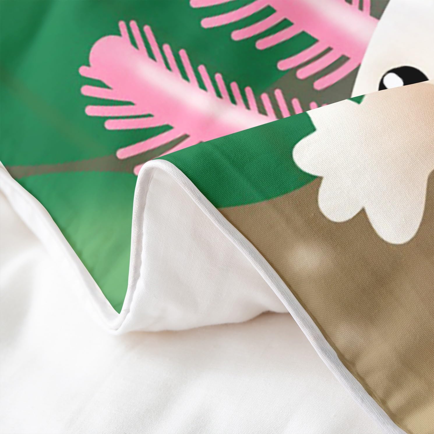 Cartoon Axolotl Katoen Dekbedovertrek Set Single Size Kids Leuke Salamander Katoen Dekbedovertrek Set voor Jongens Meisjes Kawaii Ocean Sealife Dekbed Cover Onderwater Dekbedovertrek Set Katoen