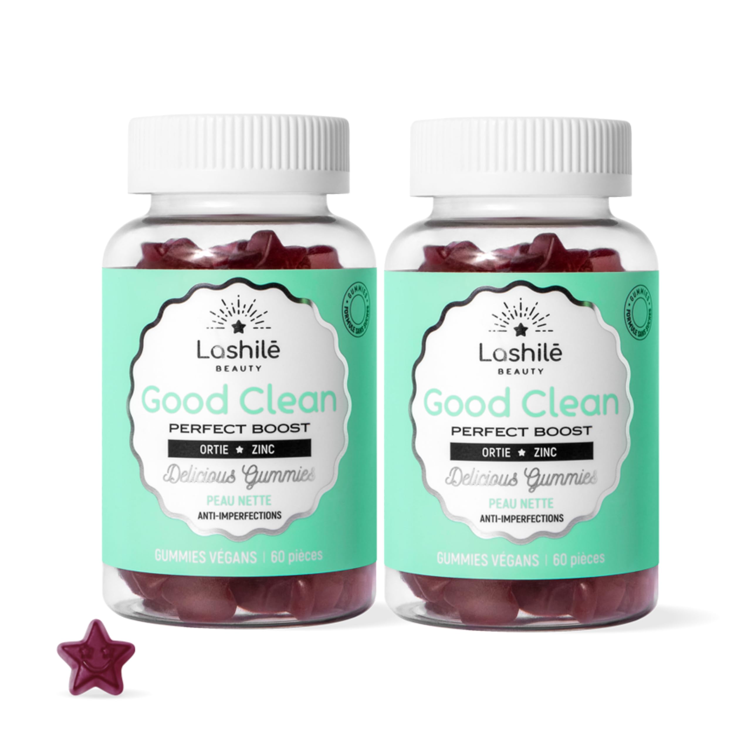 Lashilé Beauty - Good Clean - Peau Nette, Anti-Imperfections, -52% de Sébum | Co