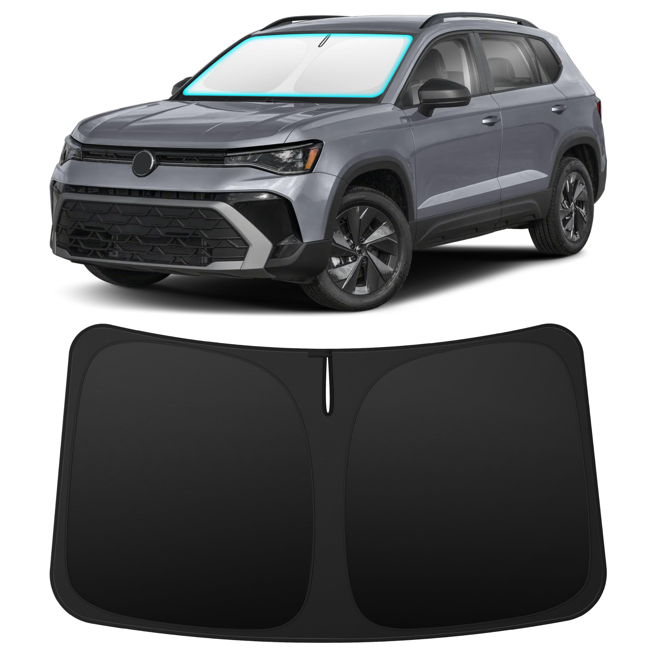 INSAUTO Custom Fit Windshield Sun Shade for Volkswagen/VW Taos 2022-2026