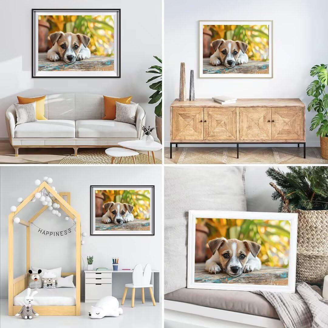 5D Pies Diament Malarstwo Zestaw dla dorosłych, DIY Zestawy do malowania Zwierząt Diament, Pełne zestawy artystyczne, Square Rhinestone Ścieg krzyżykowy Malarstwo dla dorosłych Początkujący Wystrój