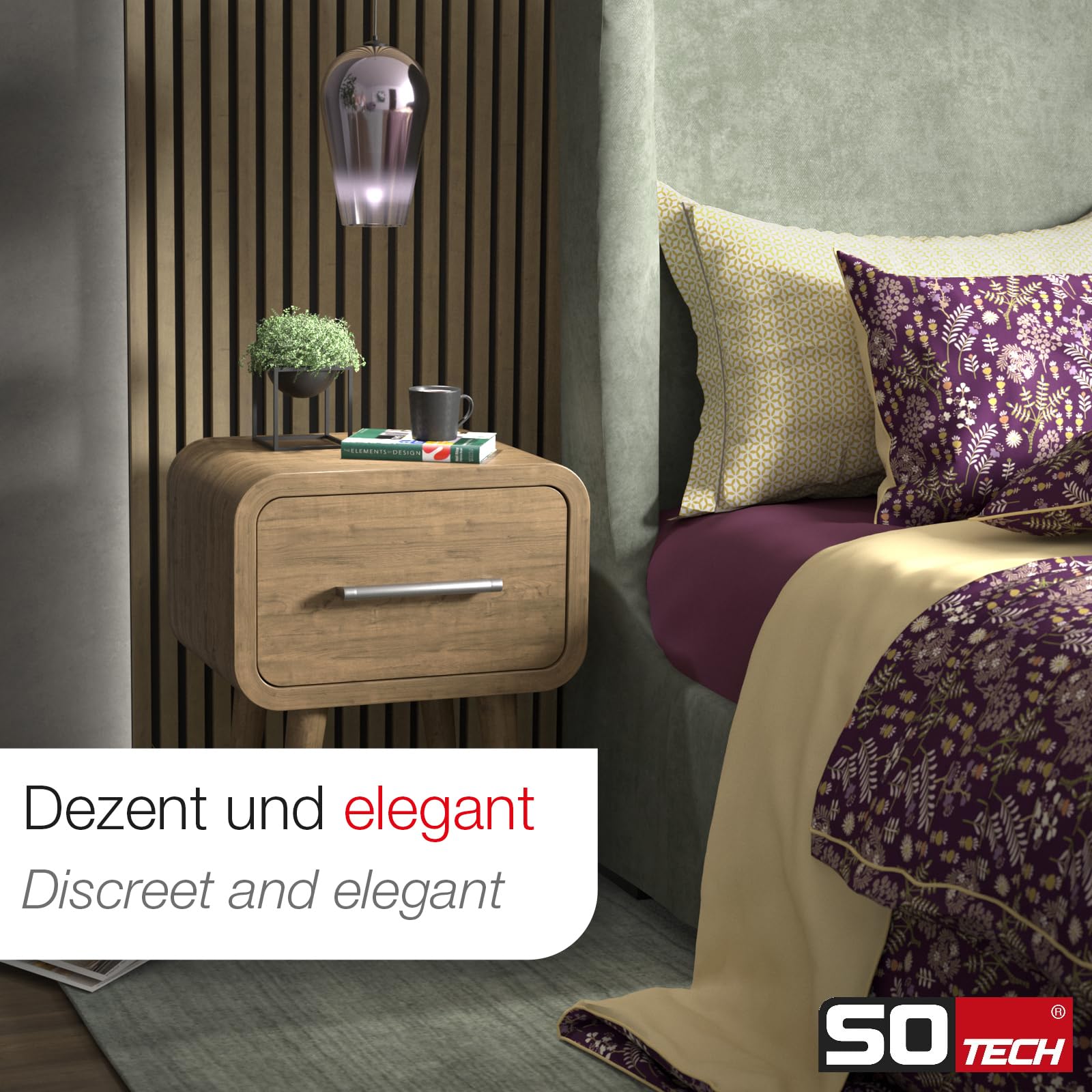 SOTECH 10 x Möbelgriffe SW161 BA 450 mm Edelstahloptik