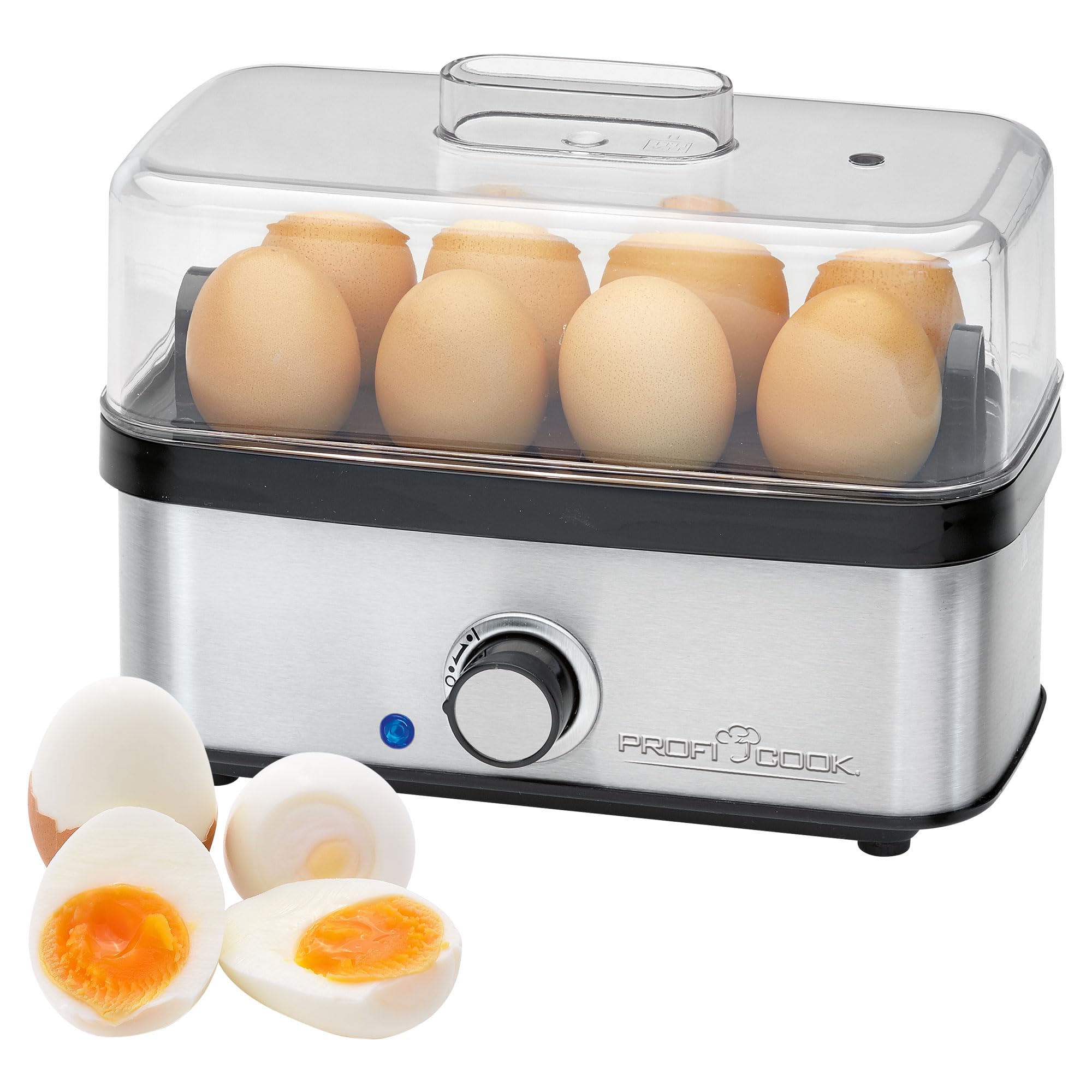 Proficook EK 1275 - Eierkoker - 8 Eieren - Omelet En Pocheerfunctie Eierkoker Met Eierhouder Maatbeker Met Eierprikker Eierkoker 8 66717a29b35930032e0f9e3c