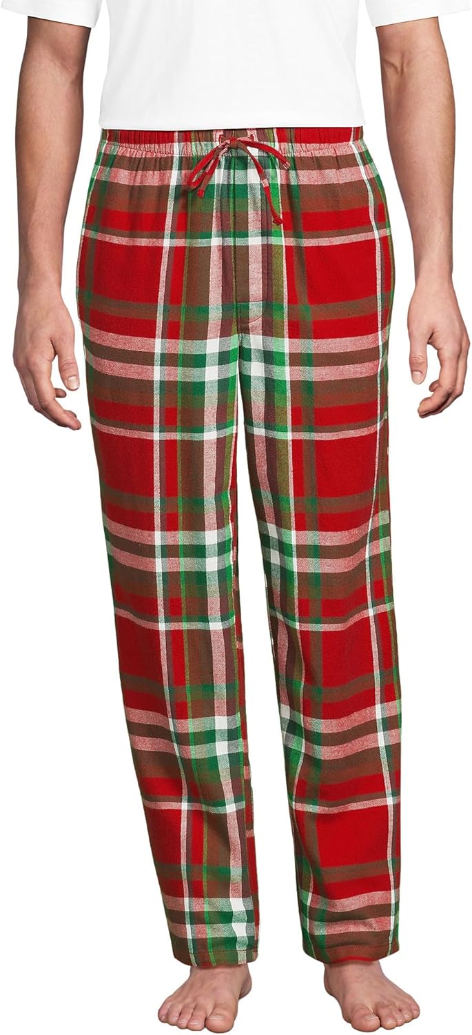 Lands' End Men's Flannel Pajama Pants