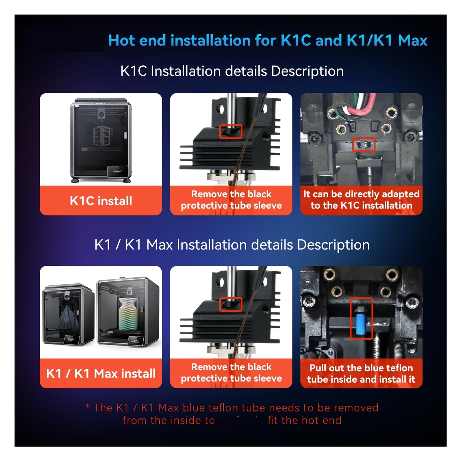 Hotend-Kit, kompatibel for Creality