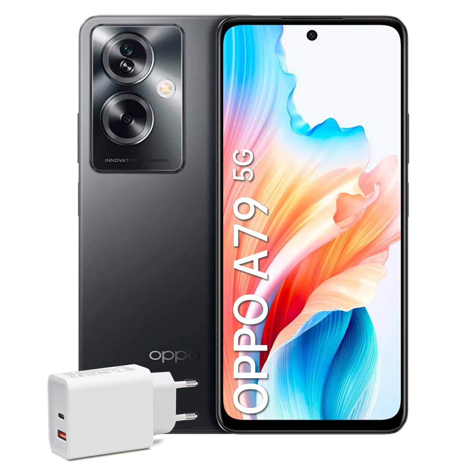 OPPO A79 5G 8 + 256 GB, Android akıllı telefon, sözleşmesiz, 90 Hz