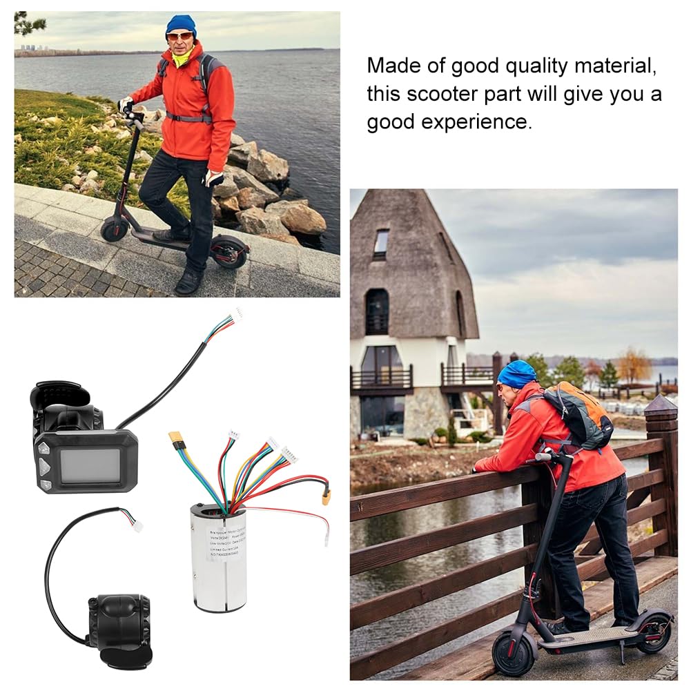Centralina Monopattino Elettrico Accessori for Controller Scooter 24V/36V Set acceleratore Freno Controller Scooter Controllore del Motore(24V)