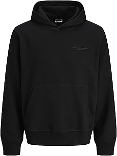 JACK & JONES Men's Jcointerlude Tonal Back Print Sweat Hood