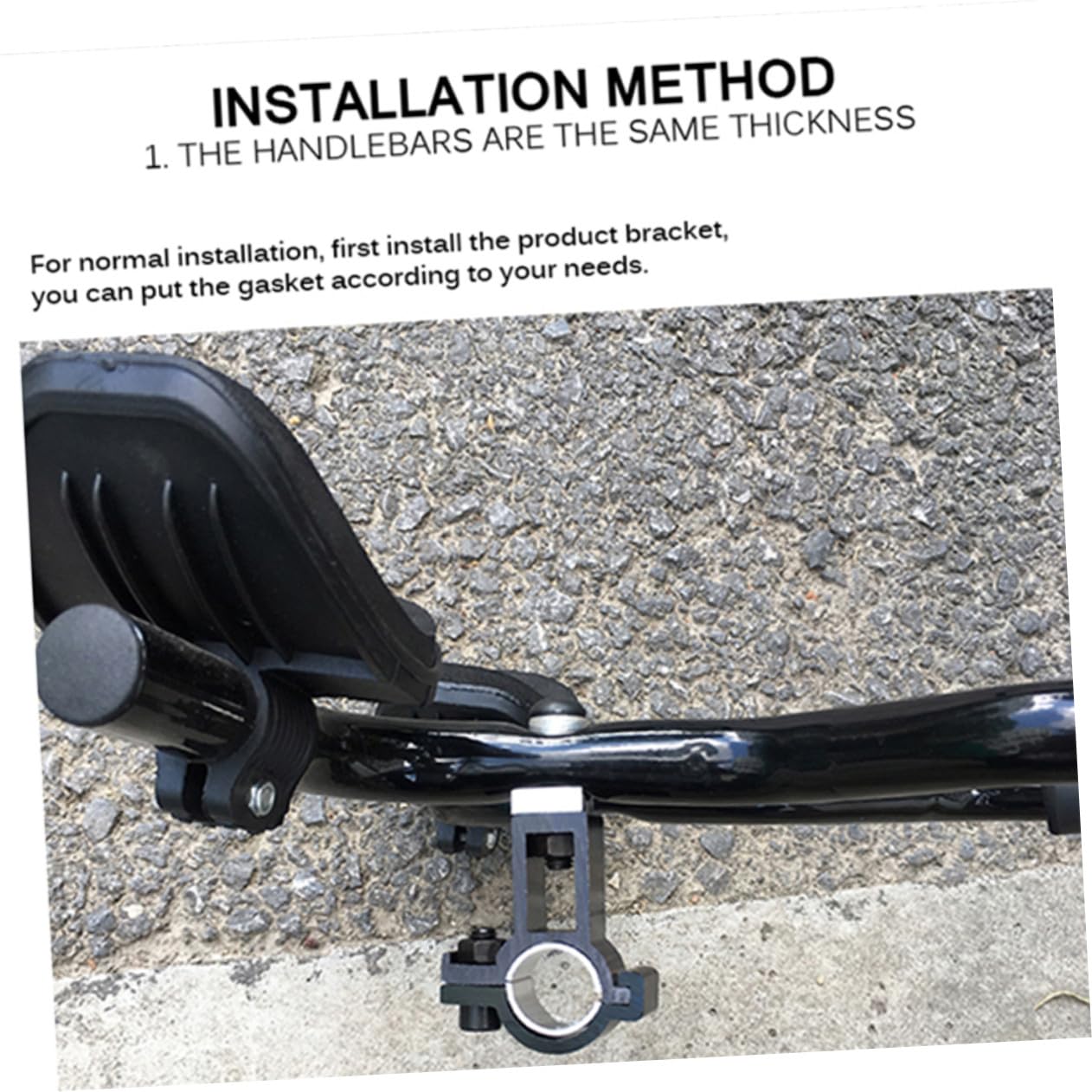 Cabilock Manubrio Aero Integrato in Lega di Alluminio Nero per Bici