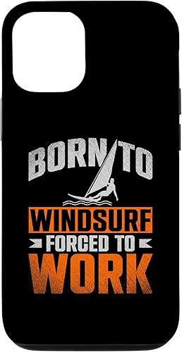 Miniatura 4 de iPhone 12 mini Born To Windsurf Forced To Work Surfing Case
