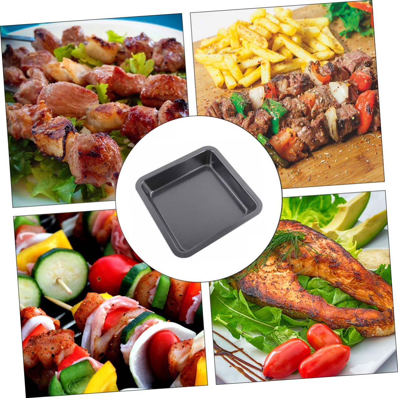 Unomor 1Pc Non Stick Baking Plate for Bread Cake and Bbq Grill Plate with Even Heat Distribution for Home Baking and Roasting