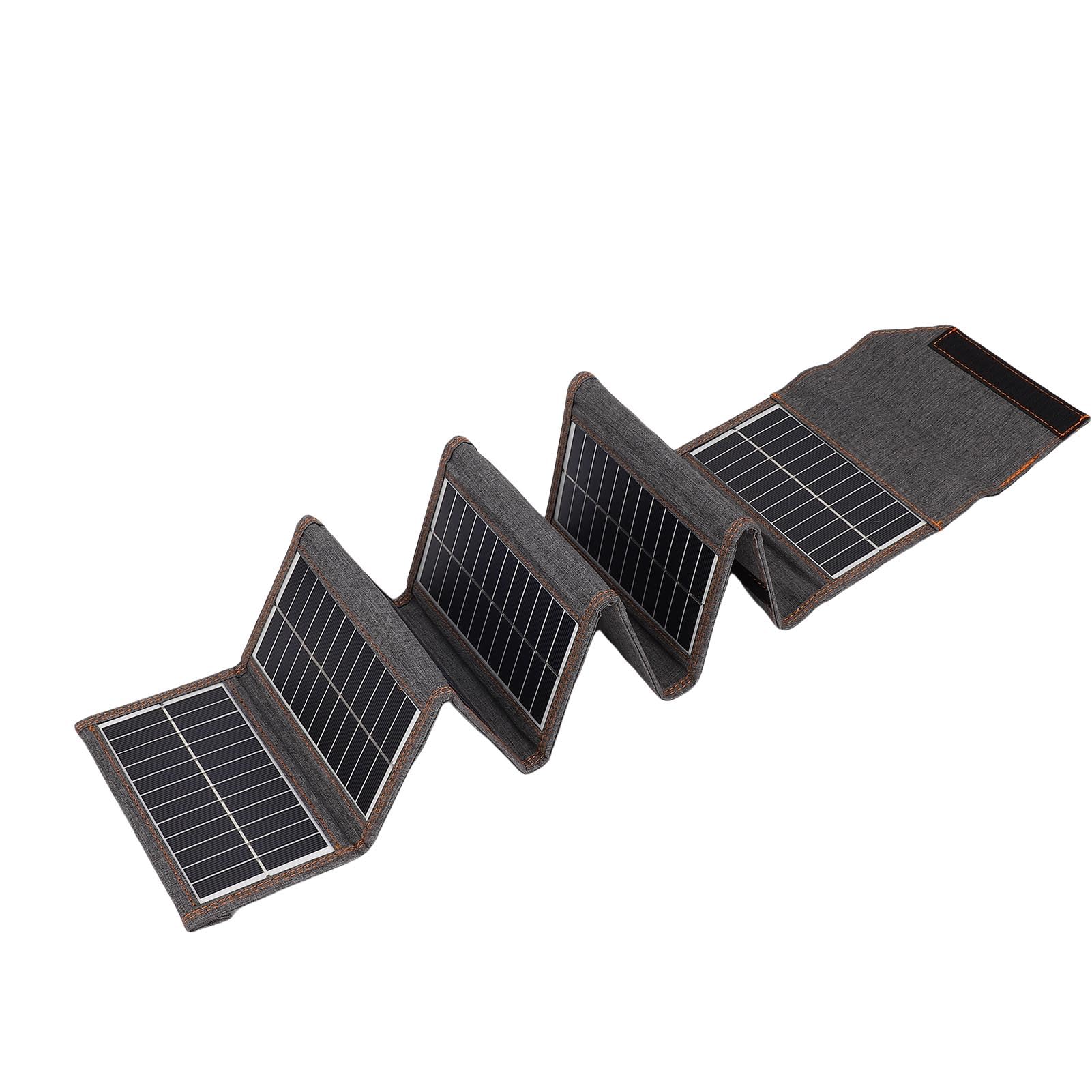 Paneles Solares Portátiles, Cargador de Paneles Solares Plegables, Cargador Solar de Silicio Monocristalino con Salida USB de 5 V, Ideal para Centrales Eléctricas, Teléfonos Móviles, Viajes