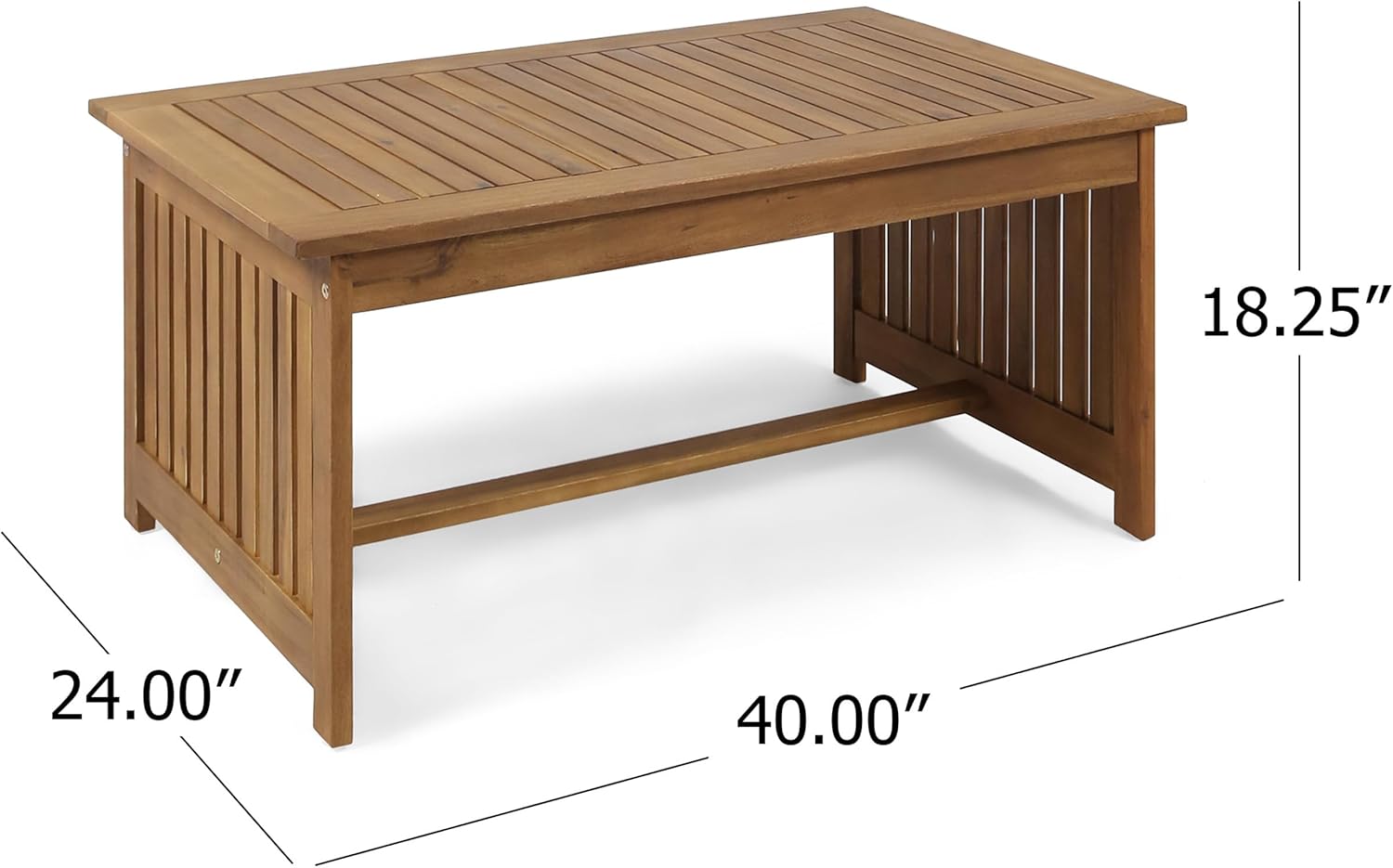 Rectangle Coffee Table,Side Table ，End Table,Wooden，Outdoor patios, Gardens, Balconies, Poolside