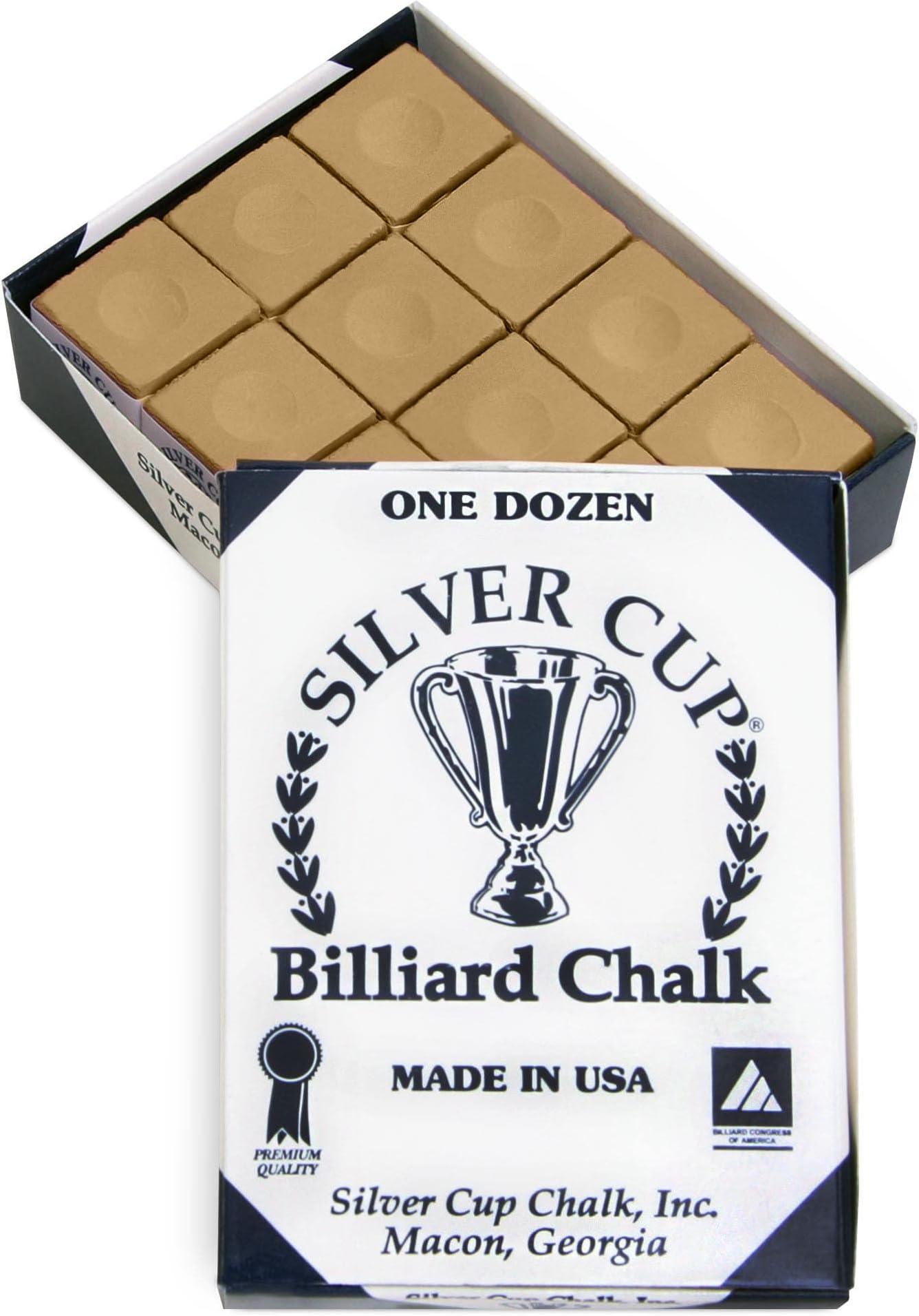 Billiard CHALK - ONE DOZEN