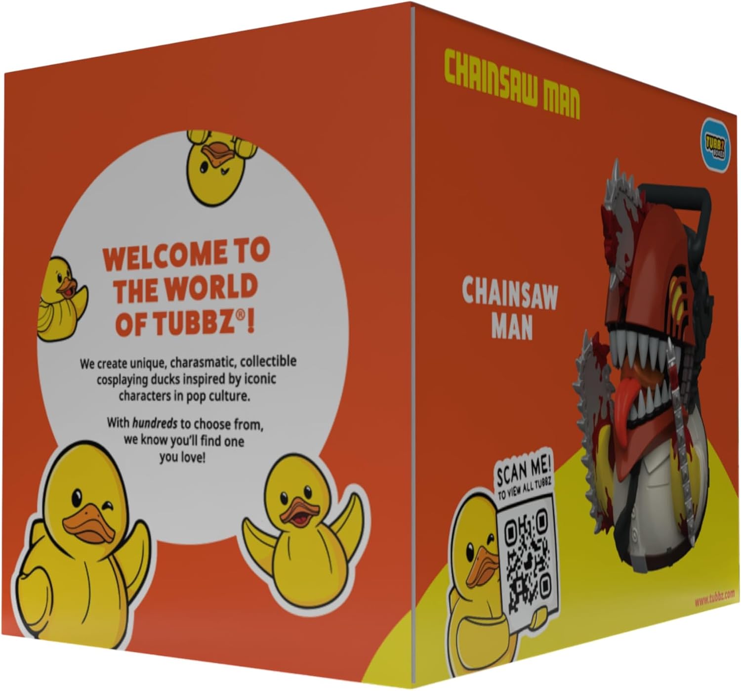 TUBBZ Boxed Edition: Chainsaw Man Cosplaying Rubber Duck Vinyl Figure