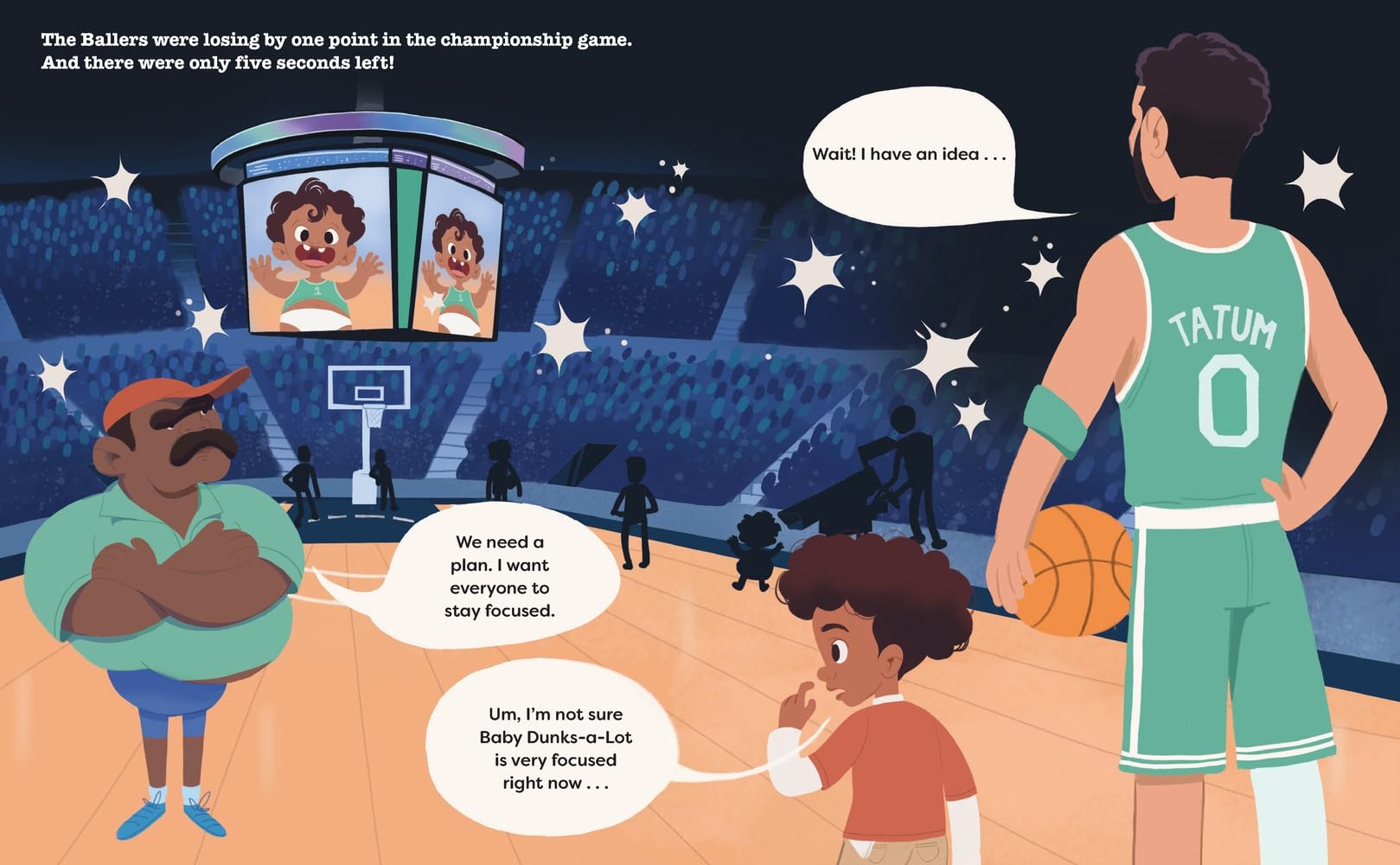 Baby Dunks-A-Lot: A Picture Book