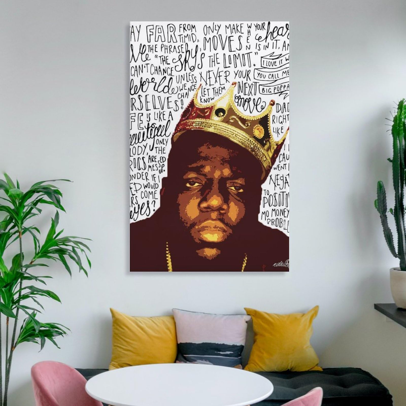 Amazon.co.jp: BiggieSmallsラッパーポスターヒップホップポスター